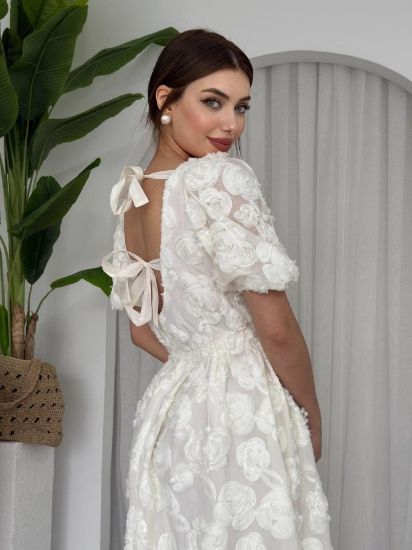Wear Sırt Bağlama Detaylı Elbise resmi